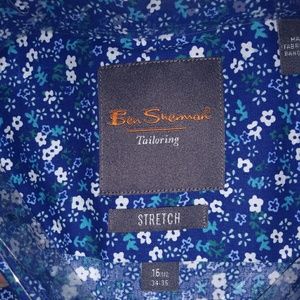 Ben Sherman Shirts - SALE! BEN SHERMAN Slim Fit Floral Stretch Shirt Ben Sherman Shirts - SALE! BEN SHERMAN Slim Fit Floral Stretch Shirt